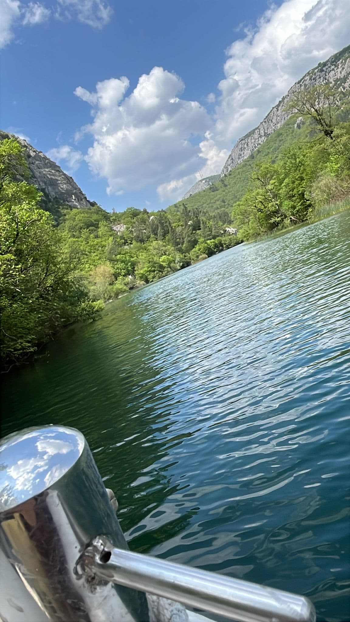 Cetina River canyon near Omiš